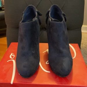 Impo Navy Blue Suede Bootie